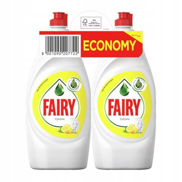 Płyn do mycia naczyń Fairy 2x 900ml